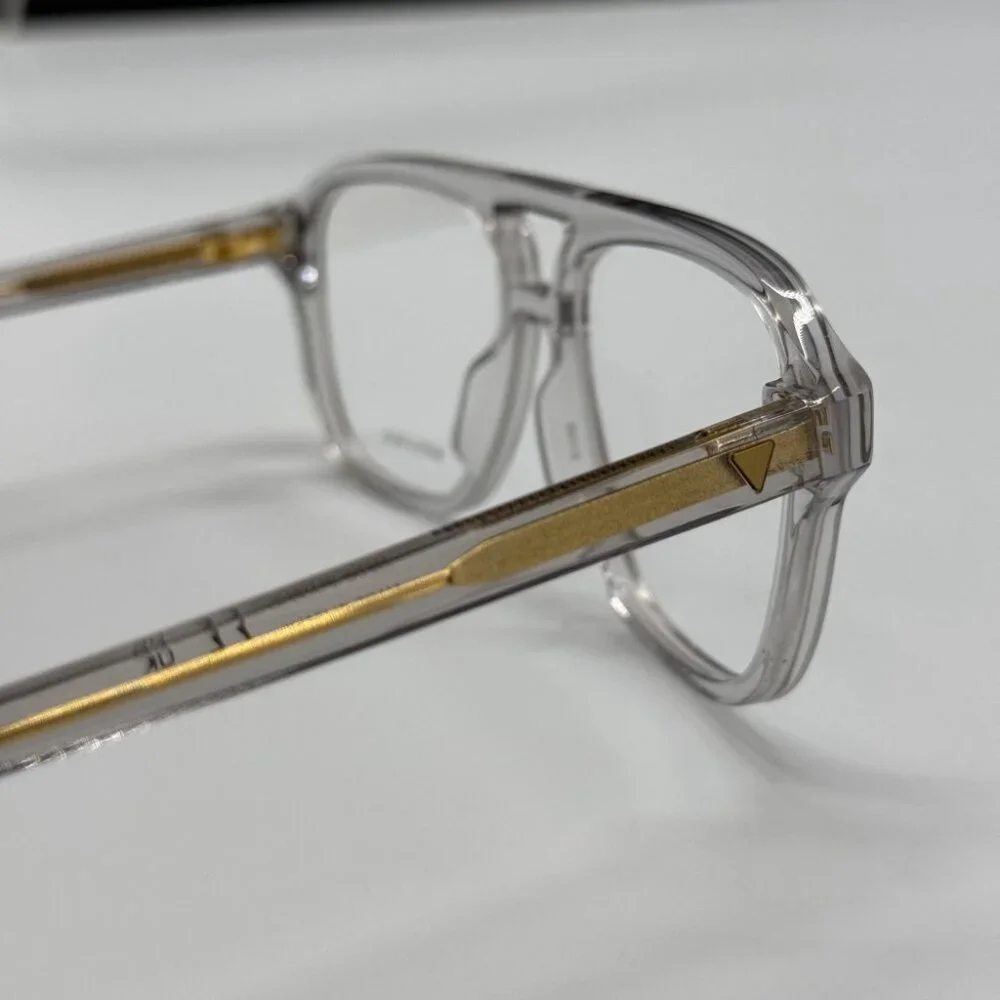 NEW BV1294O 004 BOTTEGA VENETA GREY UNISEX BOTTEGA VENETA EYEGLASSES